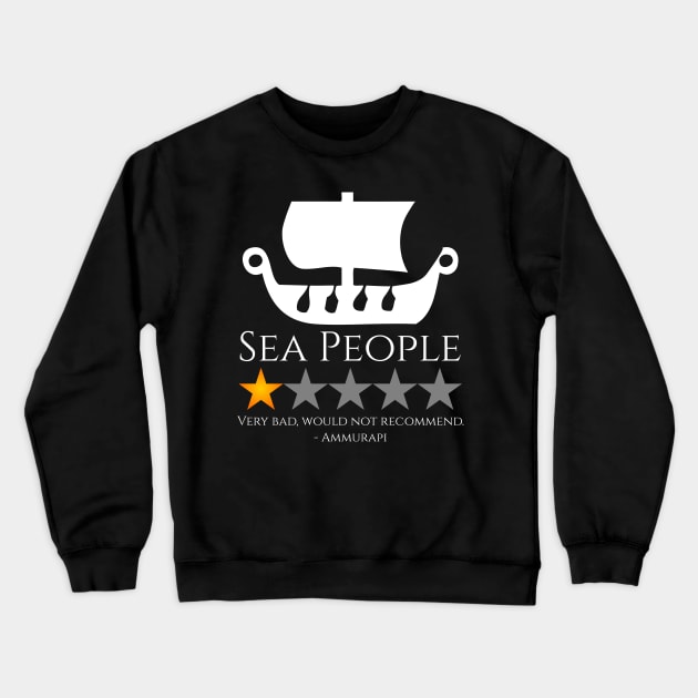 Sea People - Archaic Levantine History - Ugarit Crewneck Sweatshirt by Styr Designs